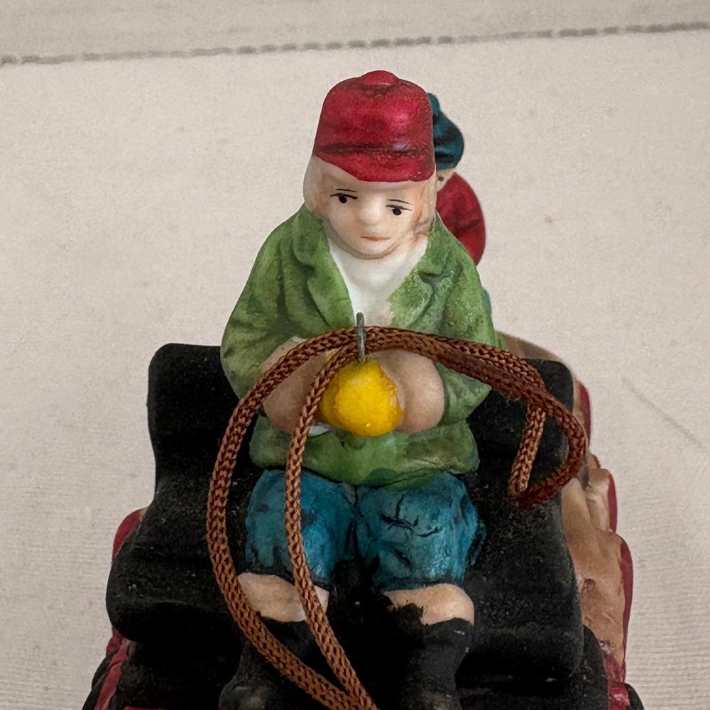 Department 56 Heritage Village Ox Sled Porcelain Figurine 5951-0 Vintage Box - Picture 8 of 11